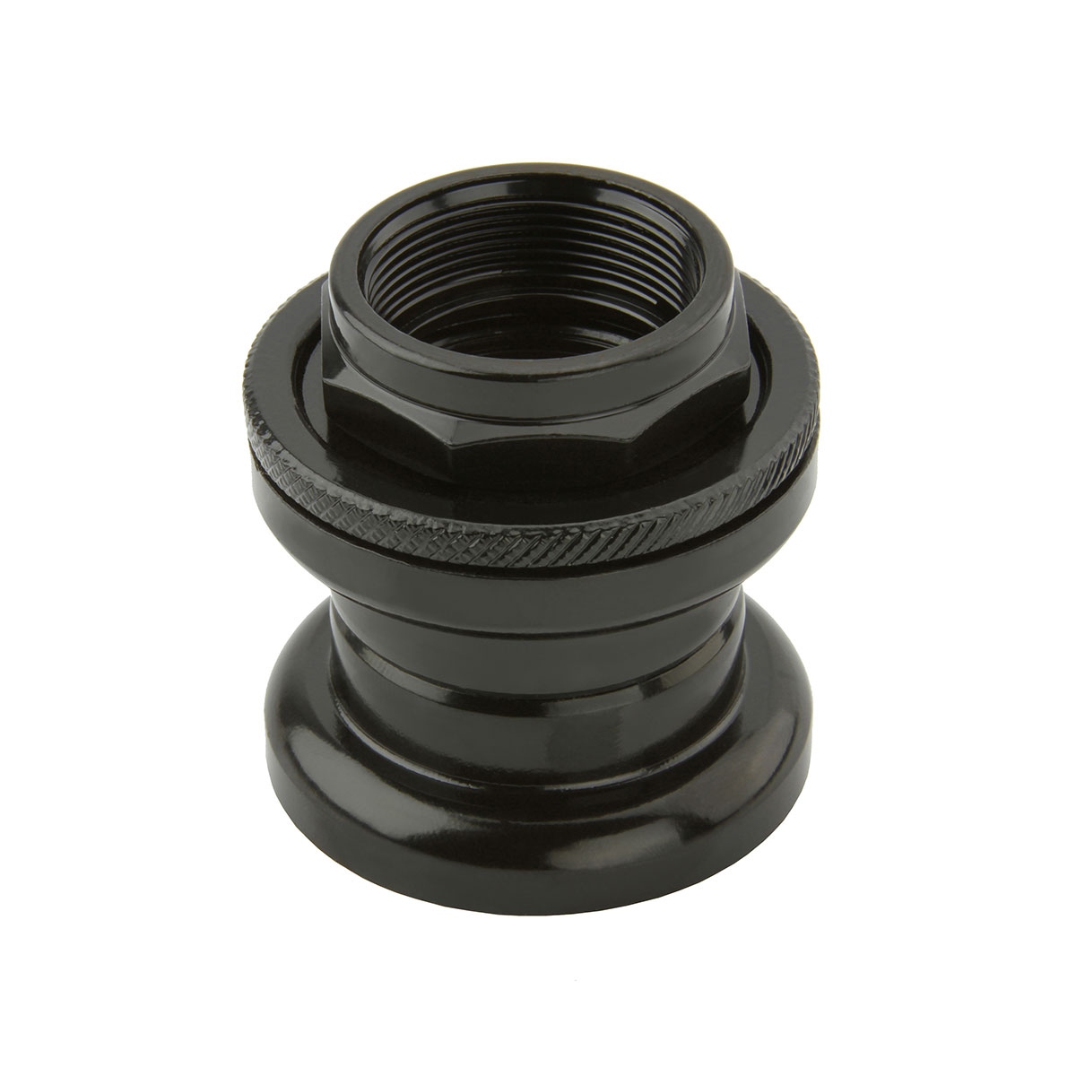 Bmx Threaded Steel Headset 22.2x32.5x27mm Black.